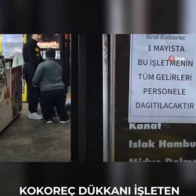 Tekirdağ'lı Esnaf, 1 Mayıs Gelirini Çalışanlarına Dağıttı: 