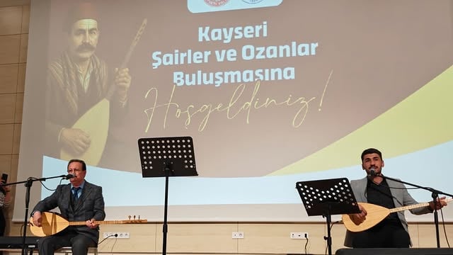 Kayseri'de Şairler ve Ozanlar Buluşması: Akar, Çiçek ve Ataş Katıldı