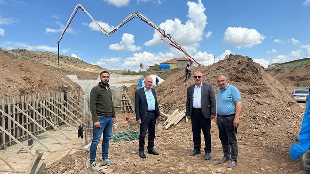 Bünyan'da Dere Islah Çalışmaları Devam Ediyor