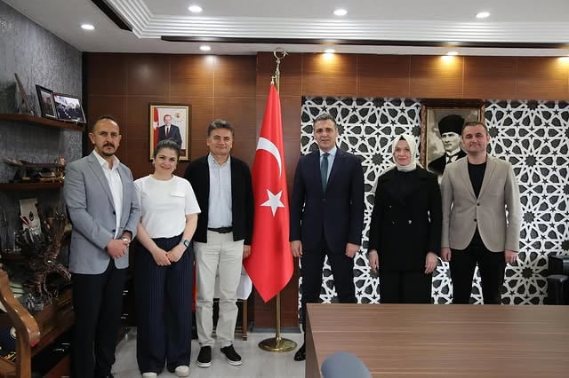 Kanka Derneği Heyeti, Kayseri Emniyet Müdürü Aydın'ı Ziyaret Etti