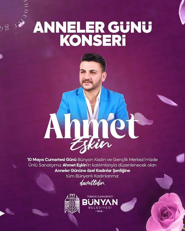 Bünyan'da Anneler Günü Kutlaması: Kadınlar Şenliği ile Coşku Dolu Anlar Bekleniyor