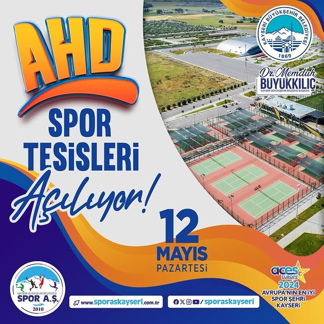 Kayseri'de AHD Spor Tesisleri Yeniden Açılıyor: Sporseverler İçin Heyecan Veren Gelişme