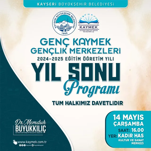 KAYMEK Öğrencileri Yıl Sonu Etkinliğiyle Kayseri'de Coşkuya Hazır
