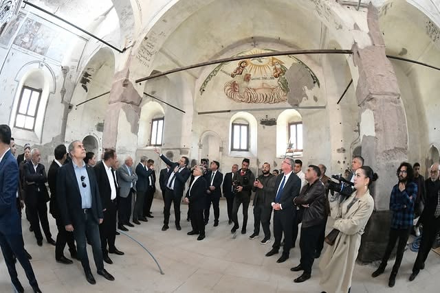 Kayseri'de Tarihi Aziz Eustathios Rum Kilisesi Restorasyonla Yeniden Hayata Döndü