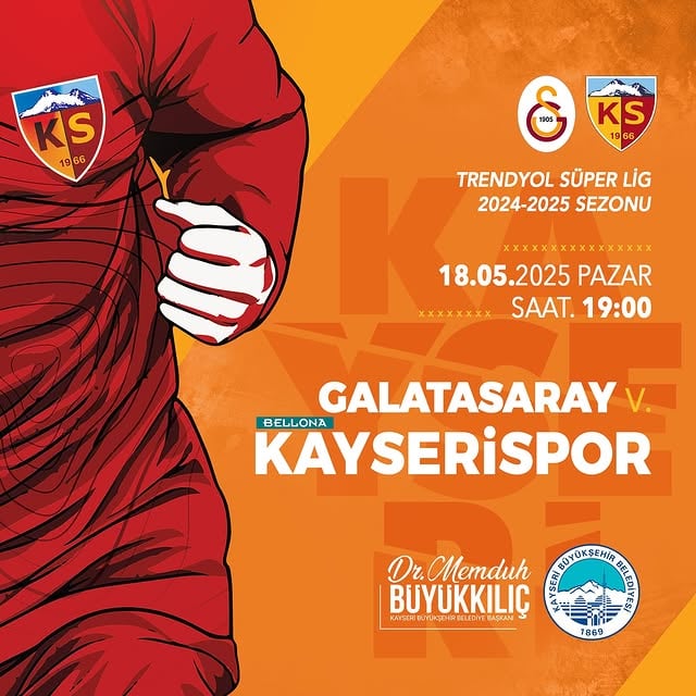 Kayserispor, Galatasaray Derbisinde Sahaya Çıkıyor: Taraftarların Duaları Ardında