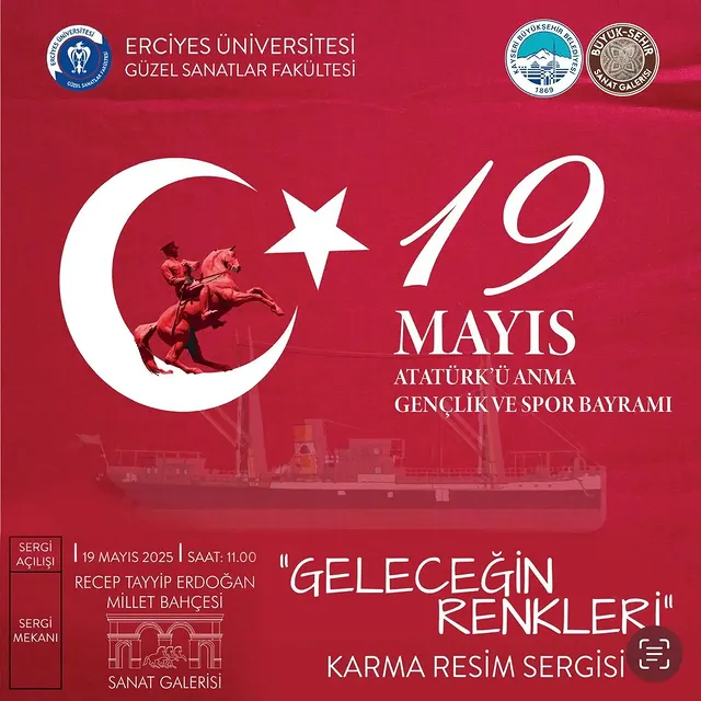 Kayseri'de Genç Yeteneklerin Sanat Sergisi 19 Mayıs'ta Açılıyor
