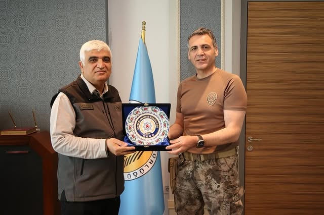 Kayseri Emniyet Müdürü, Orman Bölge Müdürü'nü Ziyaret Etti