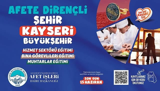 Kayseri'de Afetlere Hazırlık Eğitimleri İçin Başvuru Süresi Uzatıldı