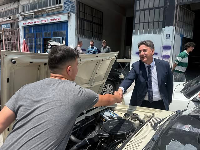 Develi Belediyesi'nden Sanayi Esnafına Bayram Ziyareti