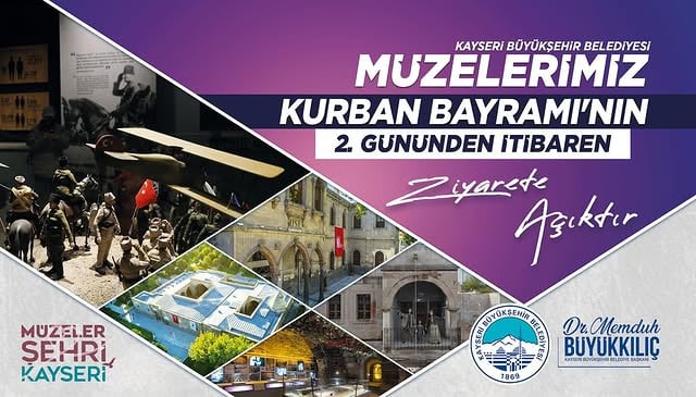 Kurban Bayramı'nda Kayseri Müzeleri Ziyaretçilerini Ağırlıyor