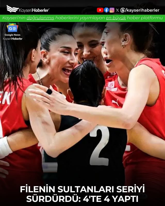 A Milli Kadın Voleybol Takımı Milletler Ligi'nde Dördüncü Galibiyetini Aldı