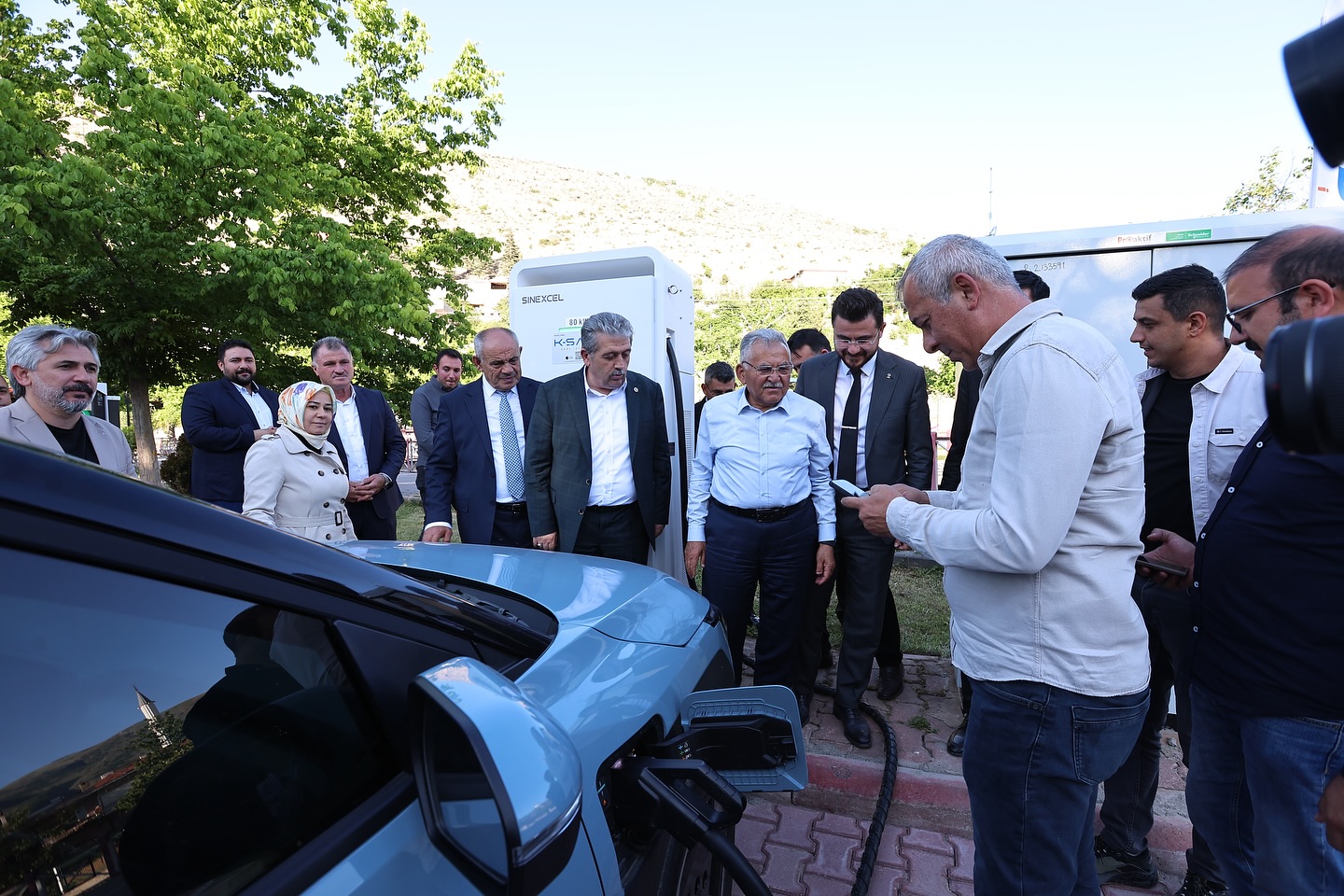 Kayseri'de Çevre Dostu Ulaşım İçin Yeni Şarj İstasyonu Açıldı