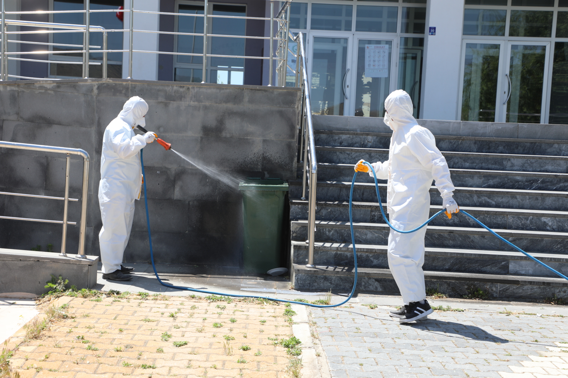 Develi'de YKS Sınavı Öncesi Okullar Dezenfekte Edildi