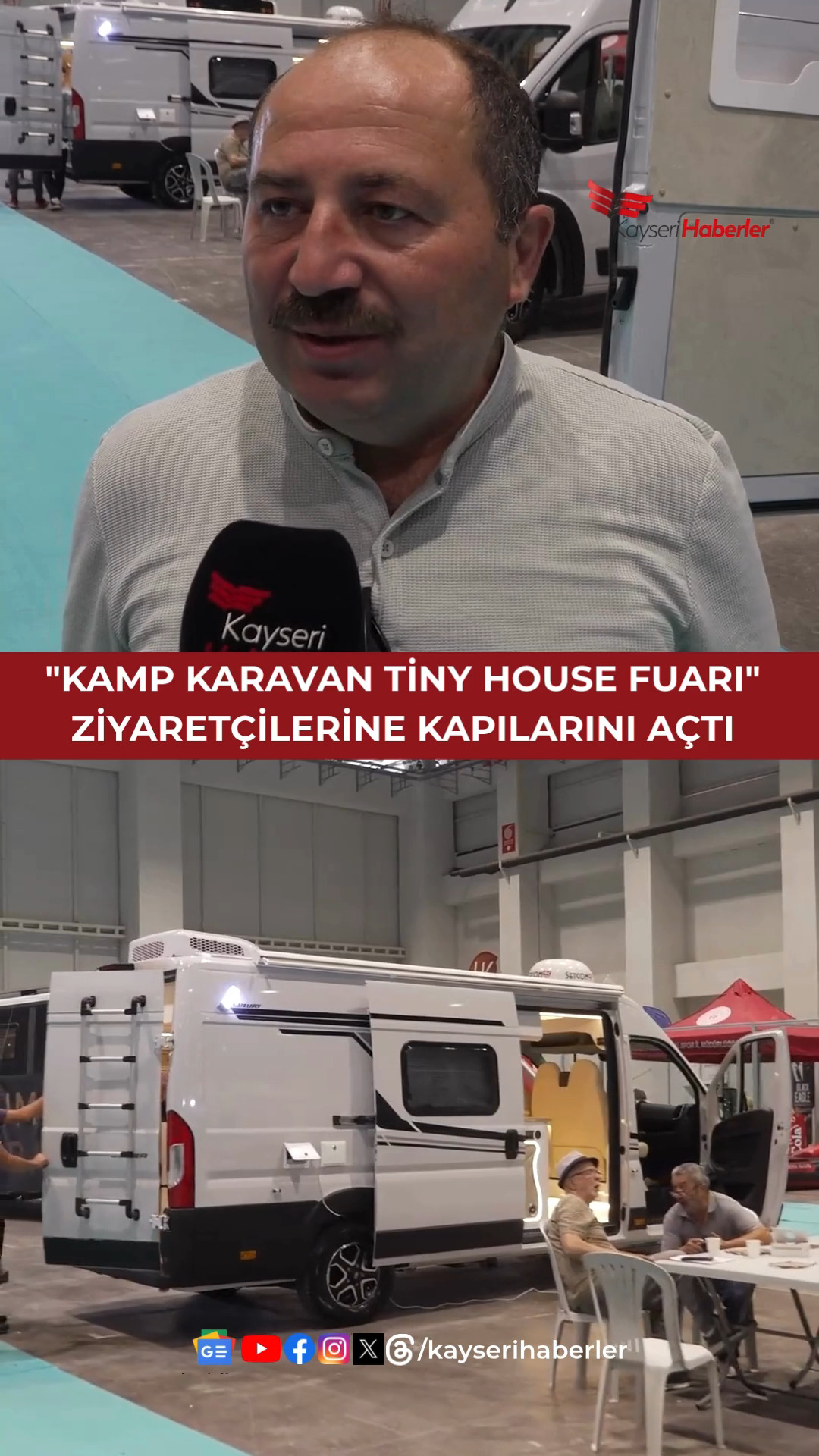 Kayseri'de Kamp Karavan Fuarı Yoğun İlgi Gördü