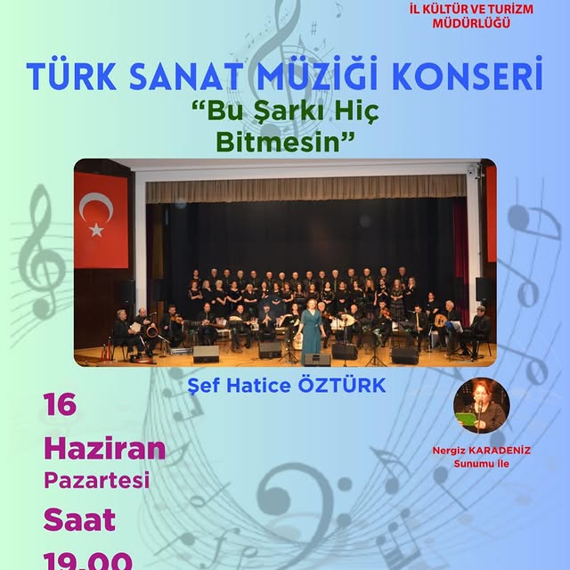 Kayseri'de Türk Sanat Müziği Konseri: Erciyes Üniversitesi'nde Müzik Şöleni