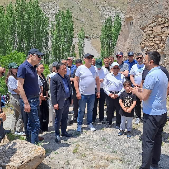 Kayseri'de Soğanlı Vadisi'nde Protokol Buluşması Gerçekleşti