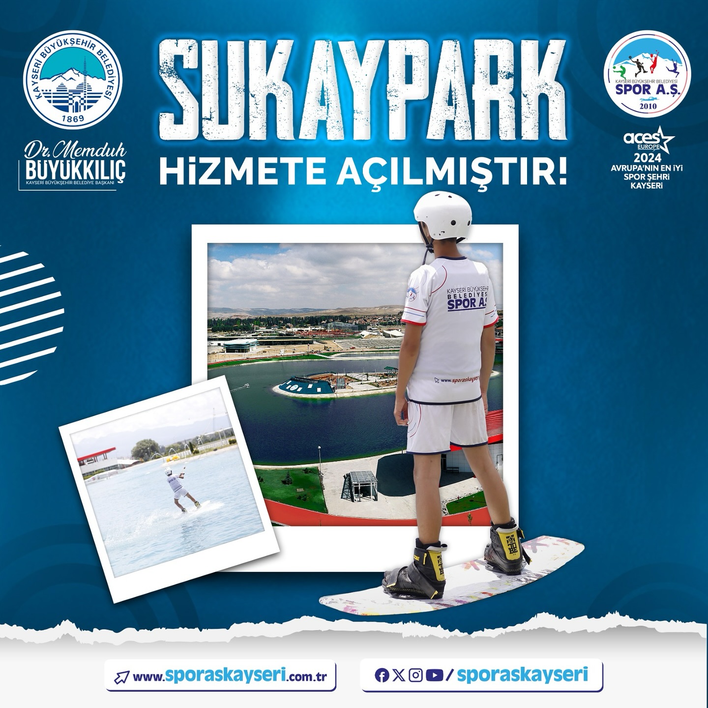 Kayseri'de Yazın Serinlemenin Adresi: SUKAYPARK Açıldı!