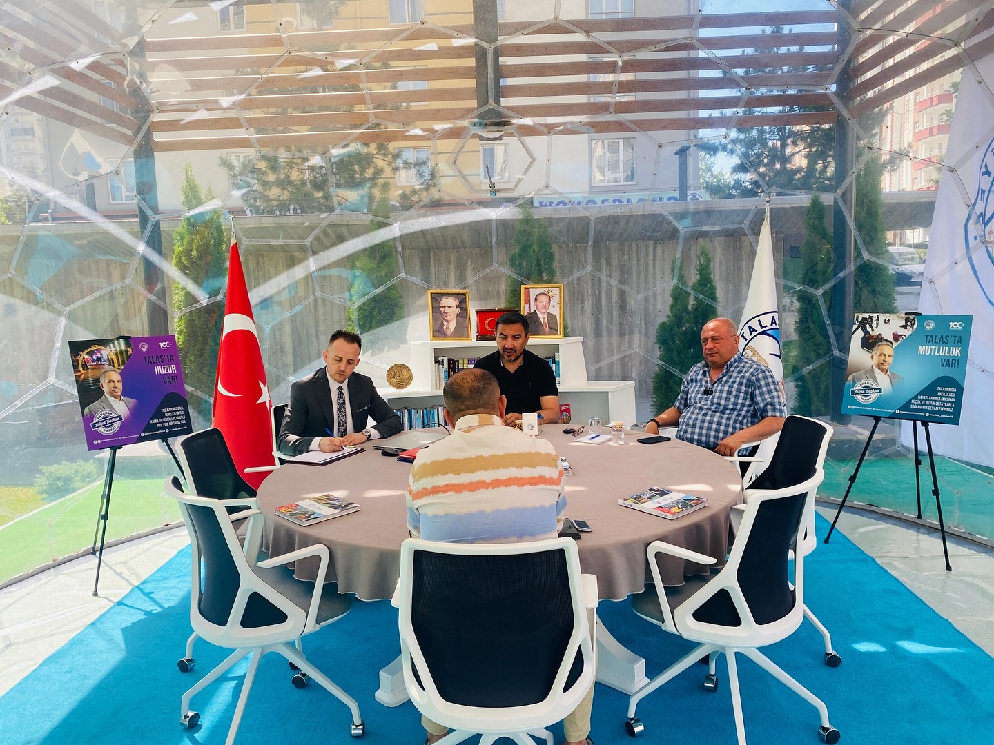 Talas Belediyesi Vatandaşlarla Şeffaf Oda'da Buluştu
