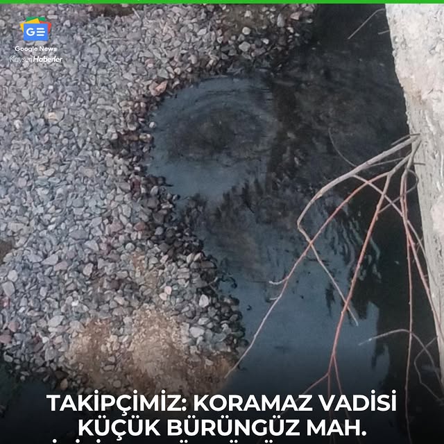 Kayseri'de Logar Borusu Patlağı Kokuyu Artırdı, Vatandaşlar Çözüm Bekliyor