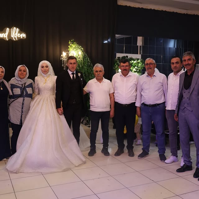 Bünyan Belediyesi Personeli Ulu Ailesinin Mutlu Gününe Katıldı