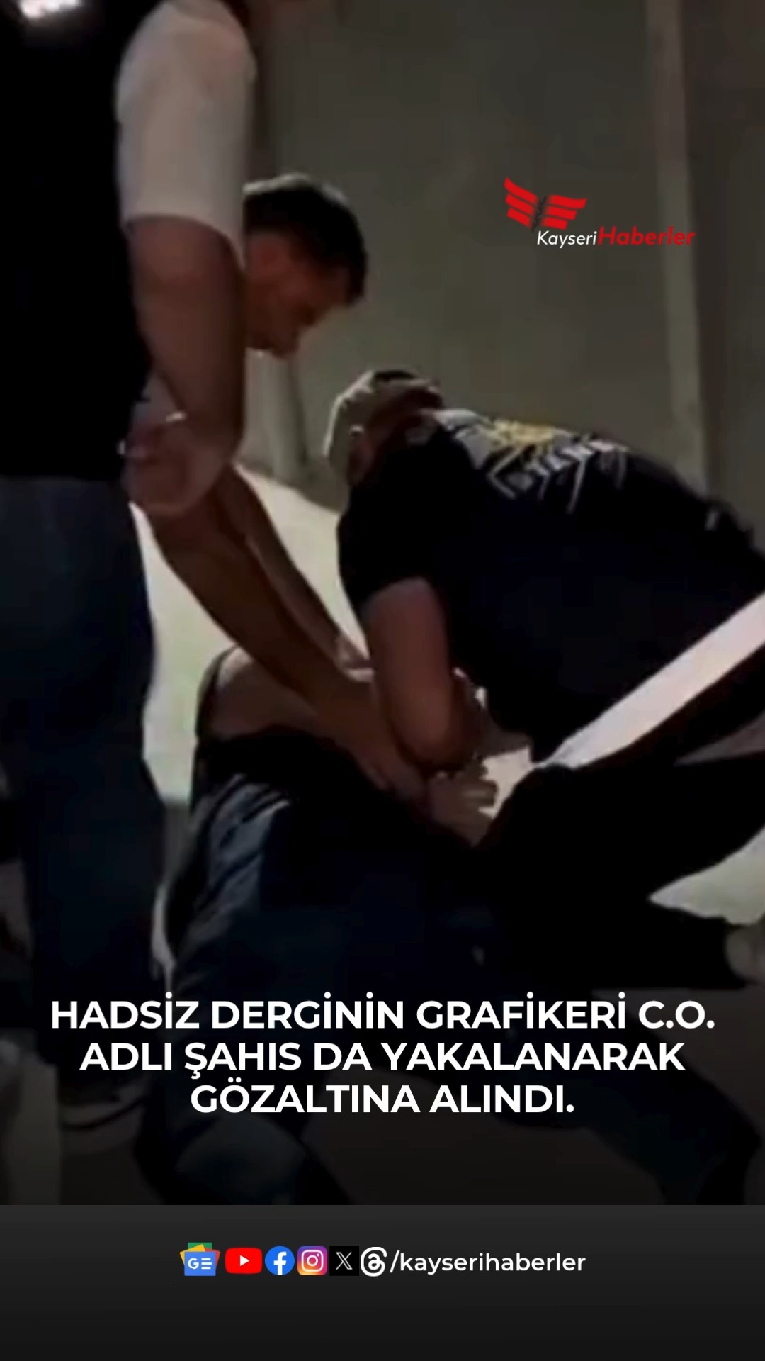 Kayseri'de Hadsiz Dergi Operasyonu: Grafikçi Gözaltına Alındı