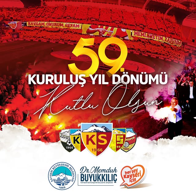 Kayserispor 59. Kuruluş Yıldönümü Kutlandı