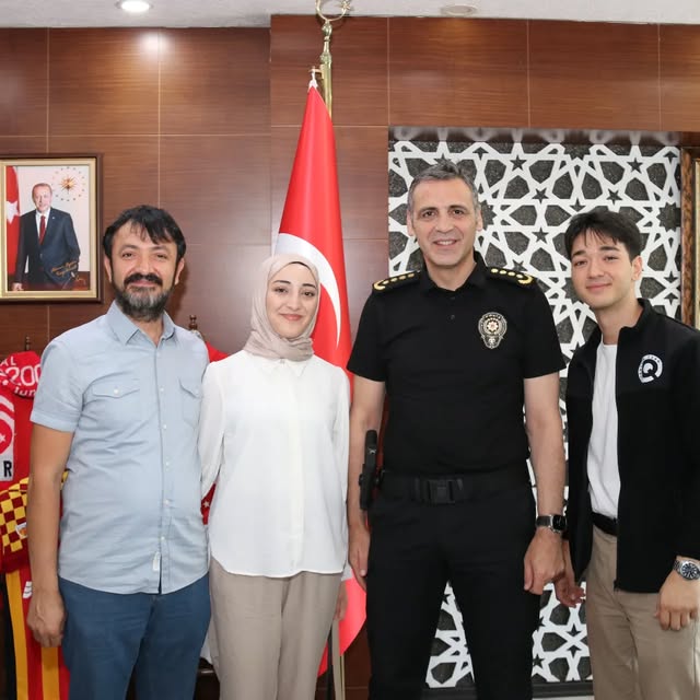 Kayseri Emniyet Müdürü Atanur Aydın Ziyaretçileri Ağırladı