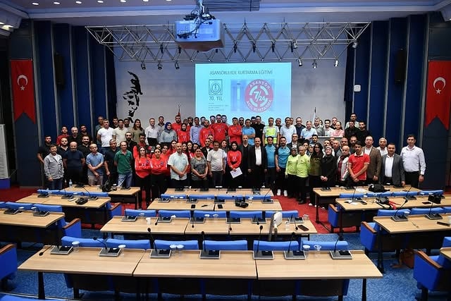 Kayseri'de Asansör Kazalarına Müdahale Eğitimi Düzenlendi