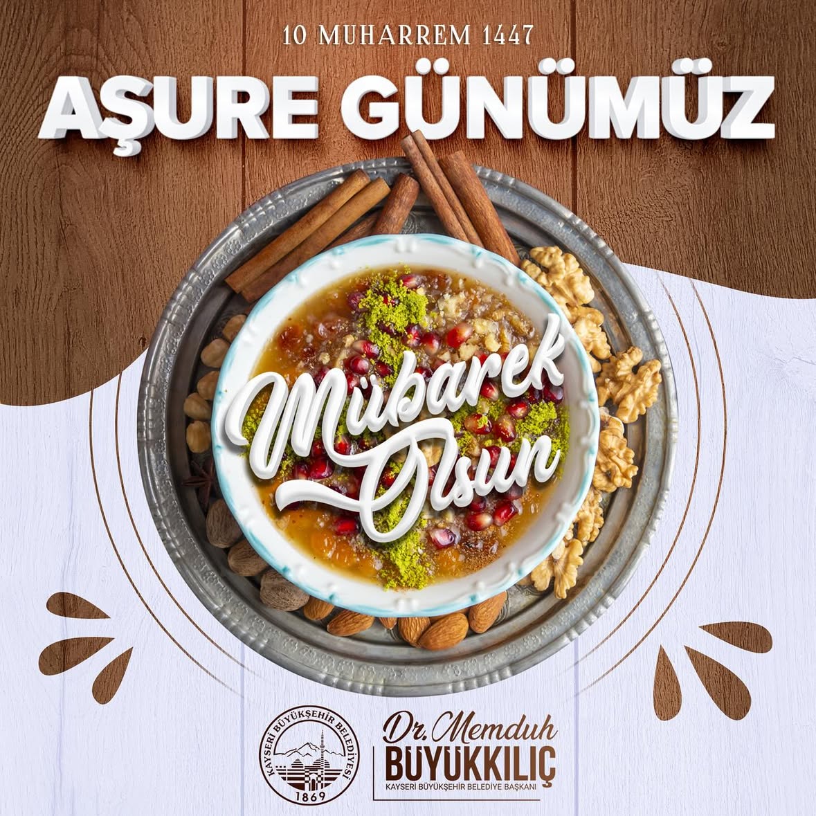 Kayseri'de Aşure Günü Coşkuyla Kutlandı