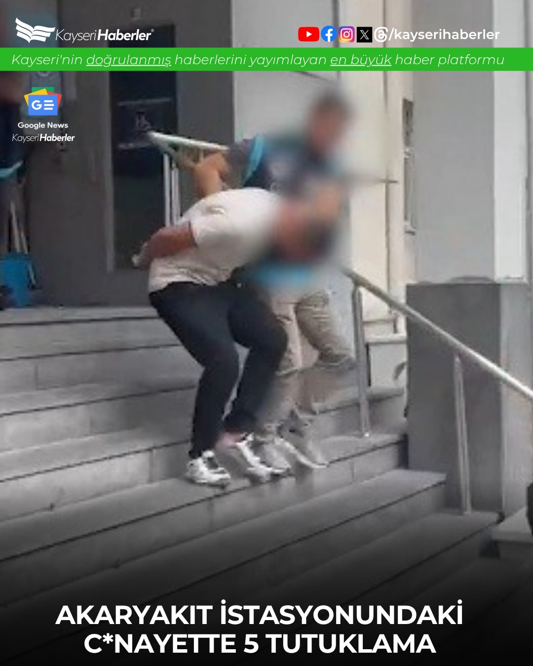 Kayseri'de Akaryakıt İstasyonunda Yabancı Uyruklu Gruplar Arasında Kavga: 1 Ölü, 1 Yaralı