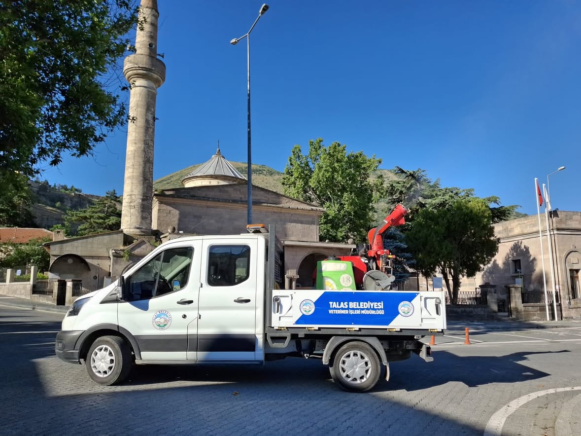 Talas Belediyesi 7/24 Vektör Mücadelesi ve İlaçlama Çalışmalarına Devam Ediyor