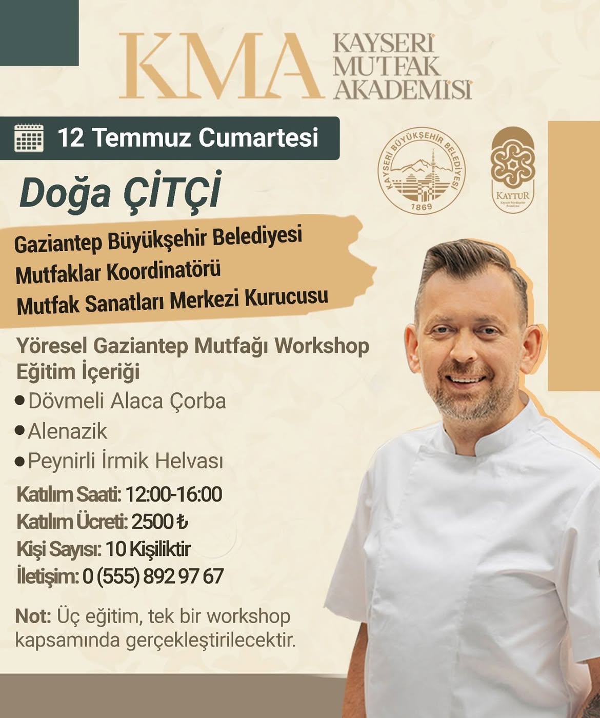 Kayseri'de Doğa Çiftçiliği Workshop'u Düzenleniyor