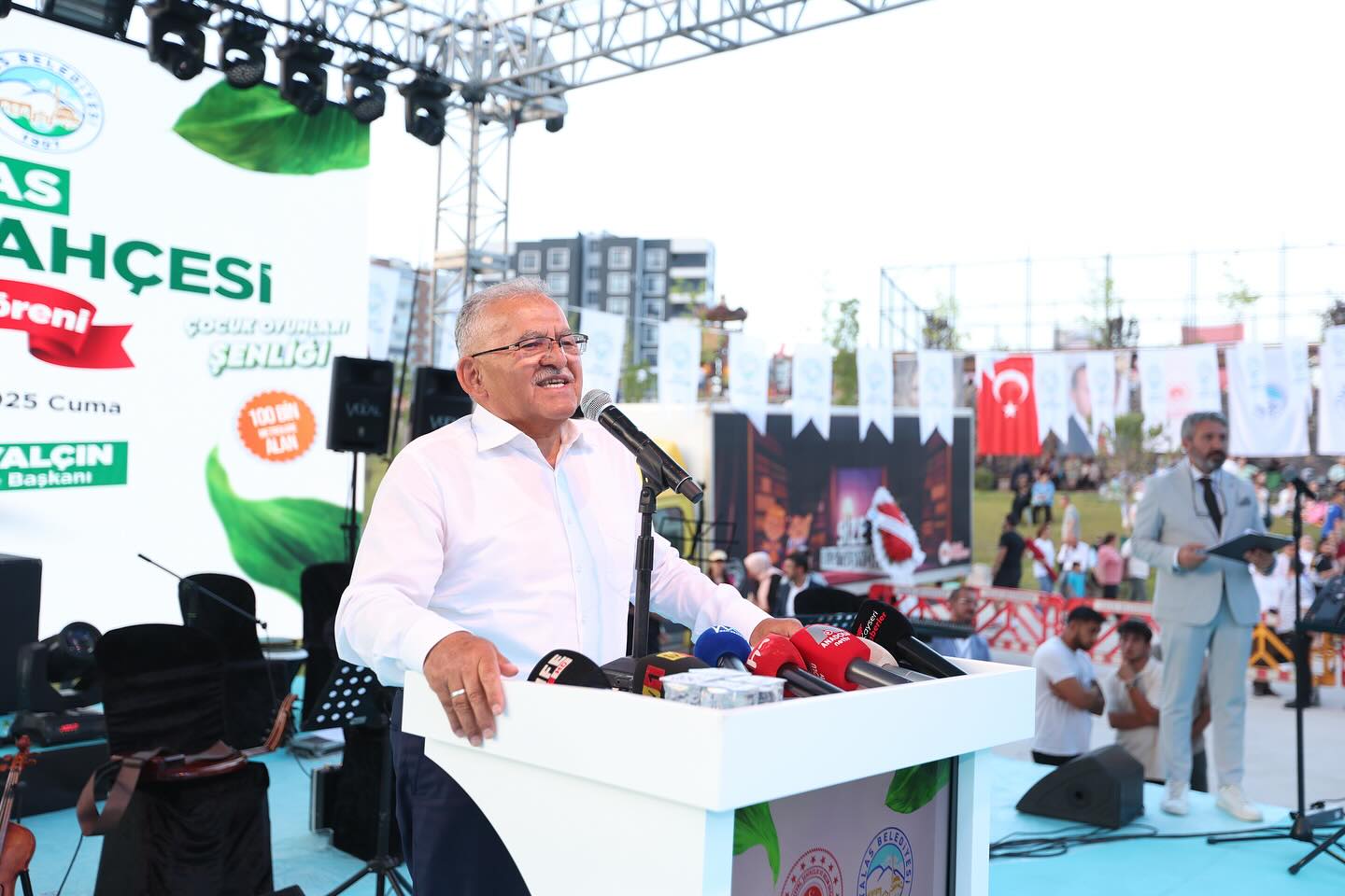 Kayseri Talas'a Yeni Millet Bahçesi Kazandırıldı