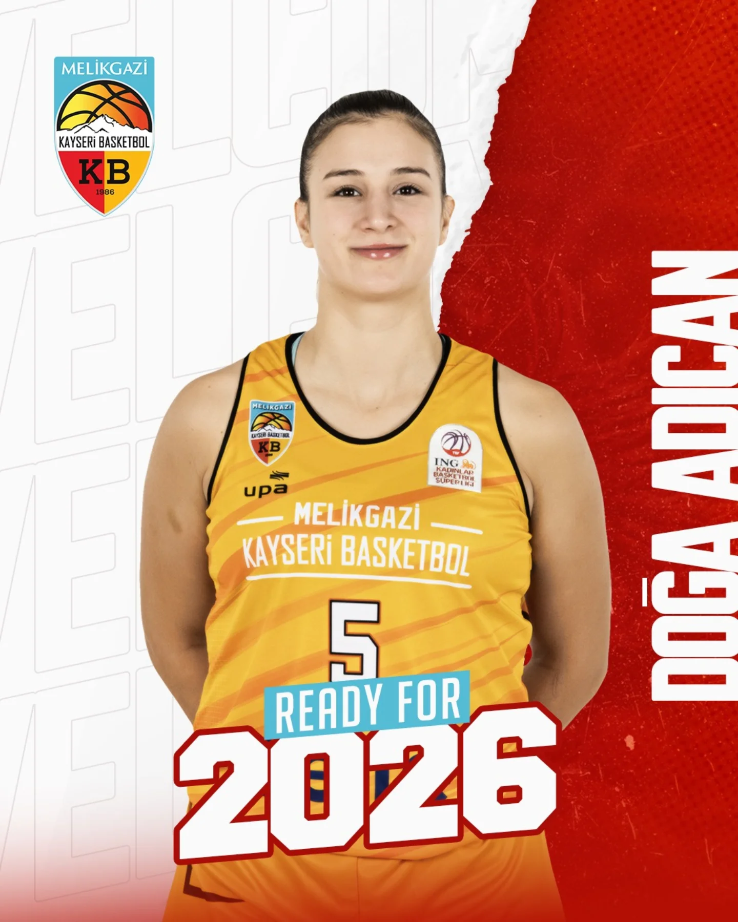 Melikgazi Kayseri Basketbol SK Yeni Sezonda Doğa Adıcan ile Anlaştı