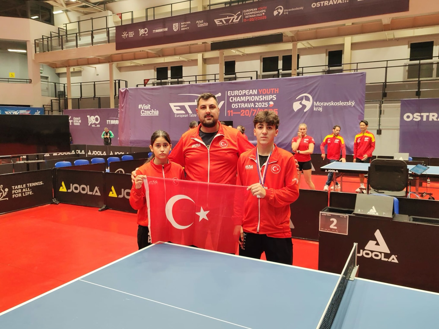 Kocasinan Belediyesi Masa Tenisçileri Avrupa Şampiyonası’nda Üstün Başarı Elde Etti