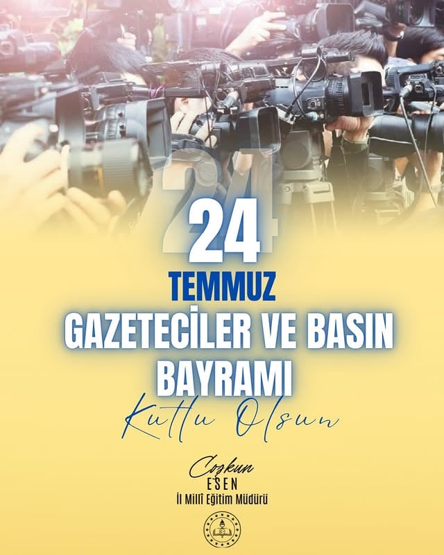 Kayseri'de 24 Temmuz Gazeteciler ve Basın Bayramı Kutlandı