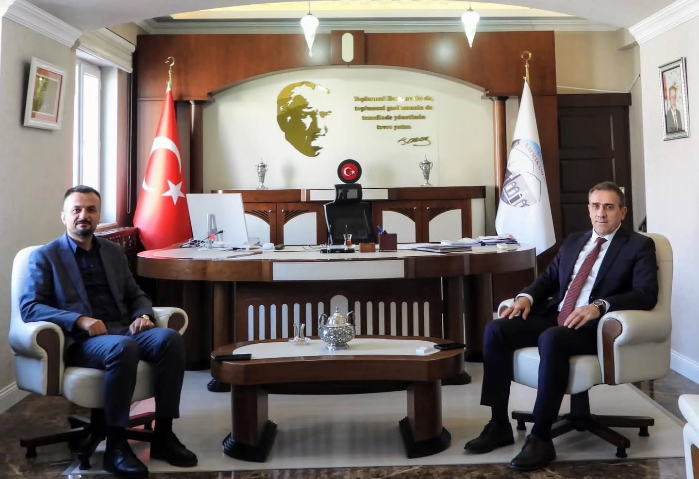 Kayseri İl Müdürü, Talas Kaymakamı'nı Ziyaret Etti