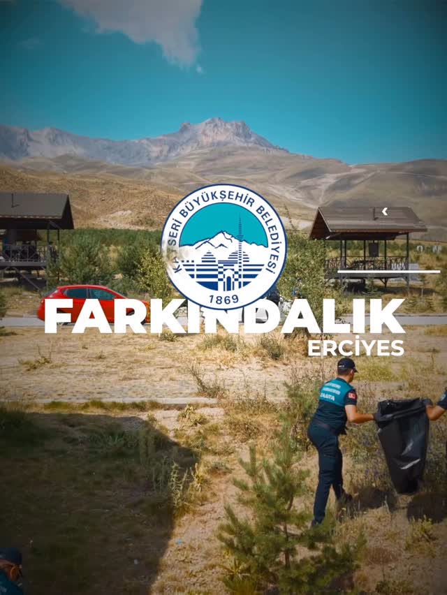 Kayseri Büyükşehir Belediyesi, Erciyes'te Çevre Bilincini Artırmak İçin Temizlik Çalışması Yaptı
