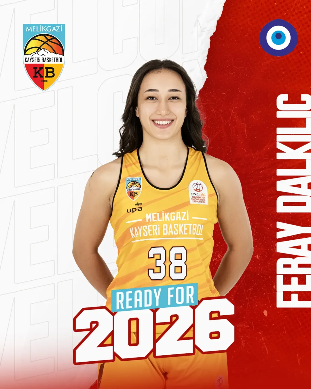 Kayseri Basketbol Takımı'ndan Oyuncusu Feray'a Destek Mesajları