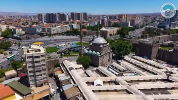 Kayseri'de Şehirdeki Güzellikleri Yansıtan Işıltılı Sabah