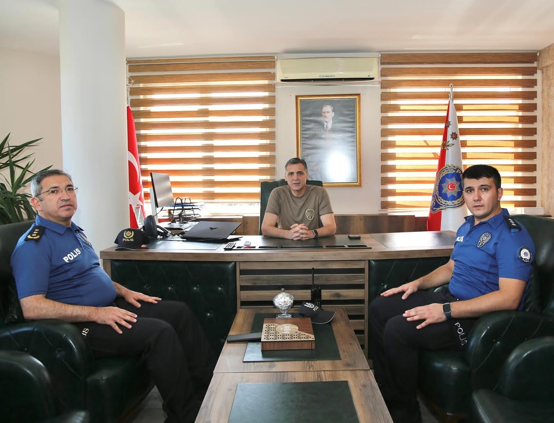 Kayseri Emniyet Müdürü, Yeni Atanan Yardımcısıyla Bir Araya Geldi
