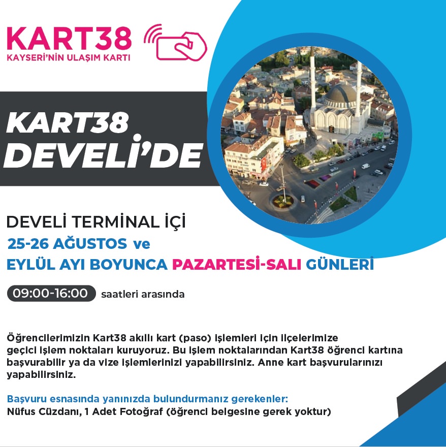 Develi Terminalinde Yeni Ulaşım İmkanı: Ağustos ve Eylül Ayında Özel Hizmet