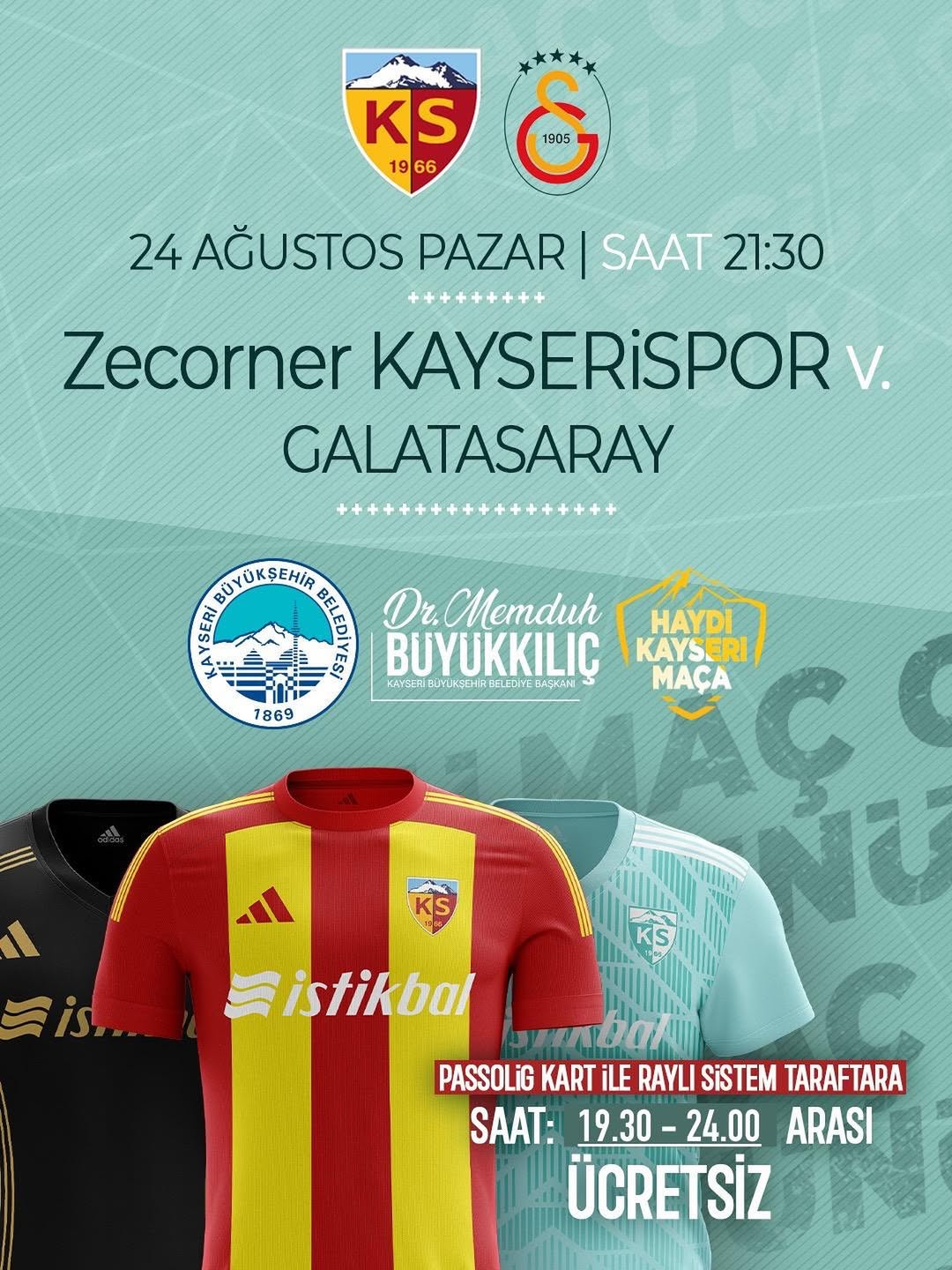 Kayserispor, Galatasaray Derbisi İçin Hazırlıklarını Tamamladı