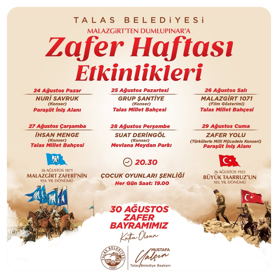 Talas Millet Bahçesi'nde İhsan Menge Konseri
