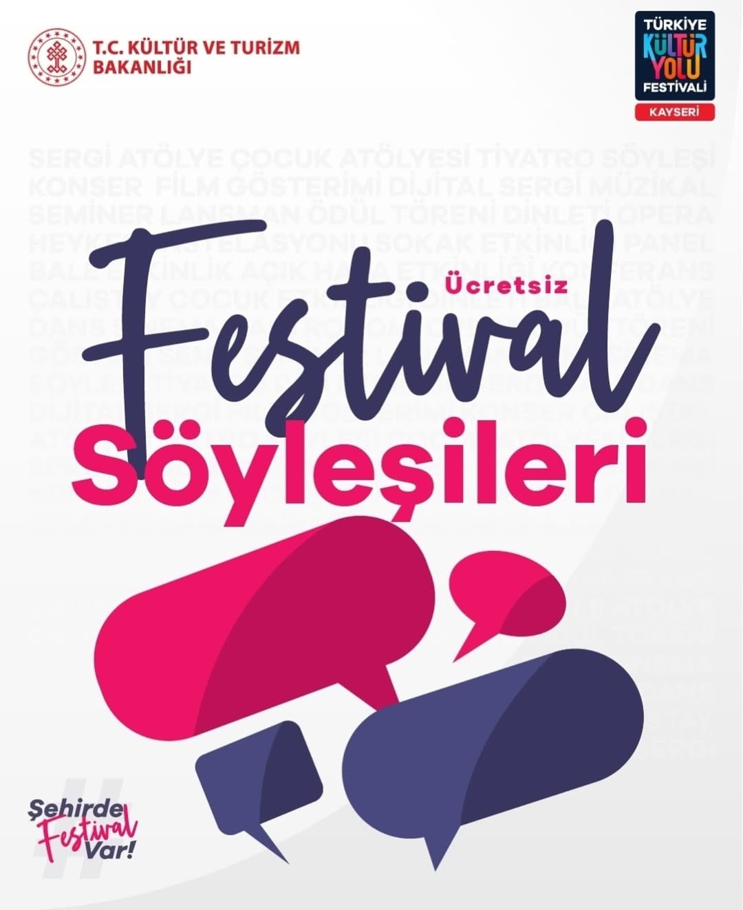 Kayseri Kültür Yolu Festivali'nde İlham Verici Söyleşi Etkinlikleri Başlıyor