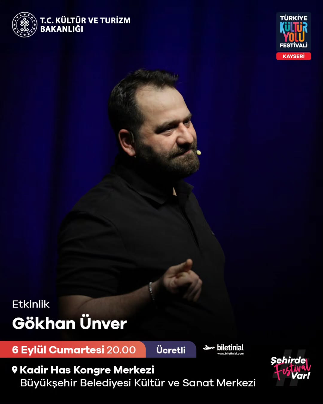 Kayseri'de Kültür ve Festival Coşkusu: Kayseri Kültür Yolu Festivali Başlıyor