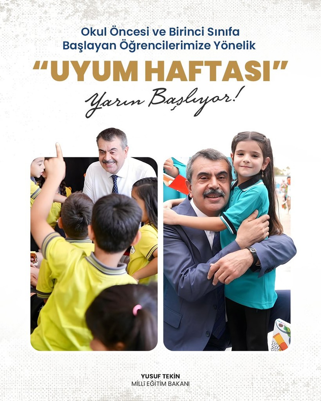 Kayseri'de Okul Öncesi ve 1. Sınıf Öğrencileri İçin Uyum Haftası Etkinlikleri Başlıyor
