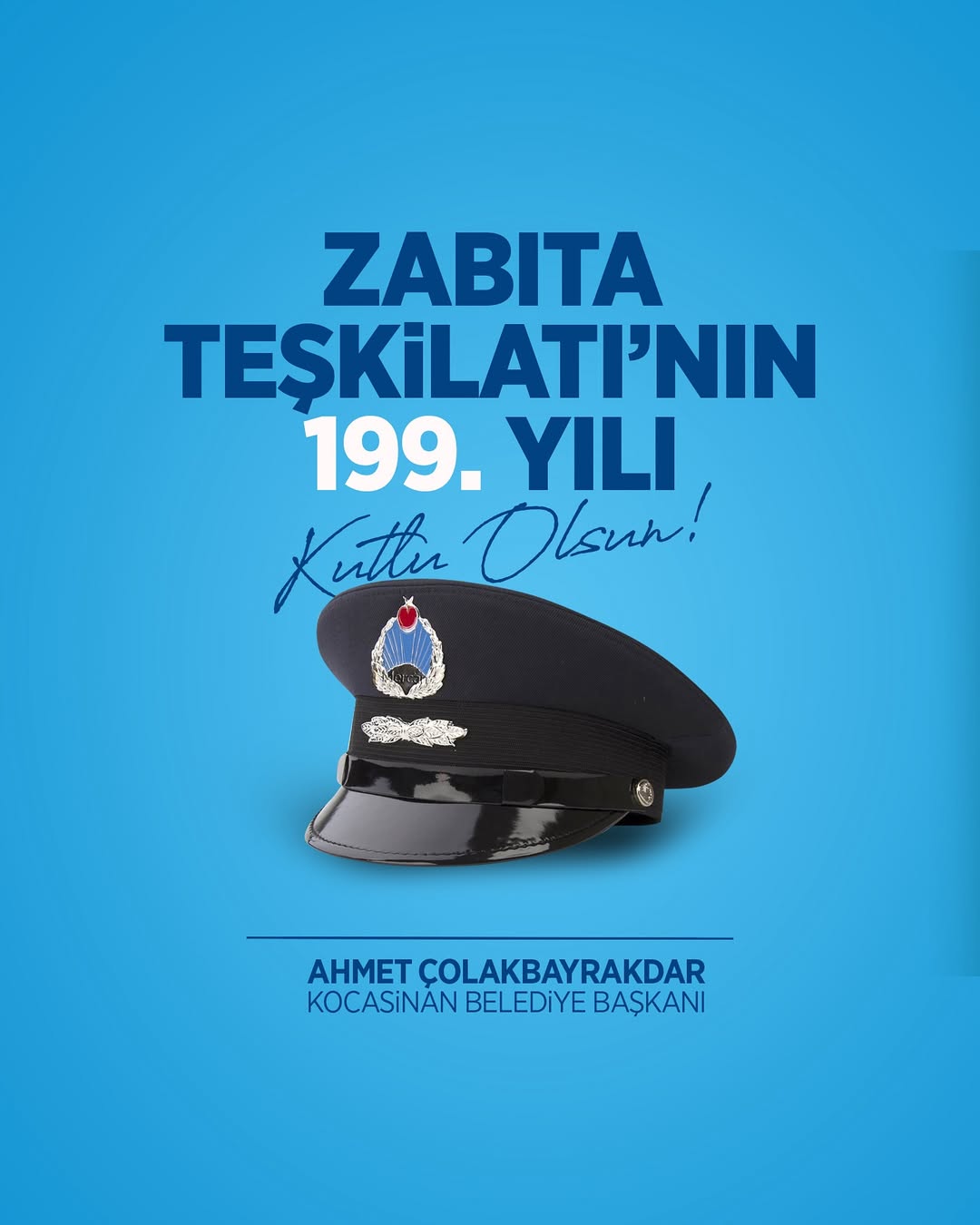 Kocasinan Belediyesi Zabıta Haftasını Kutladı