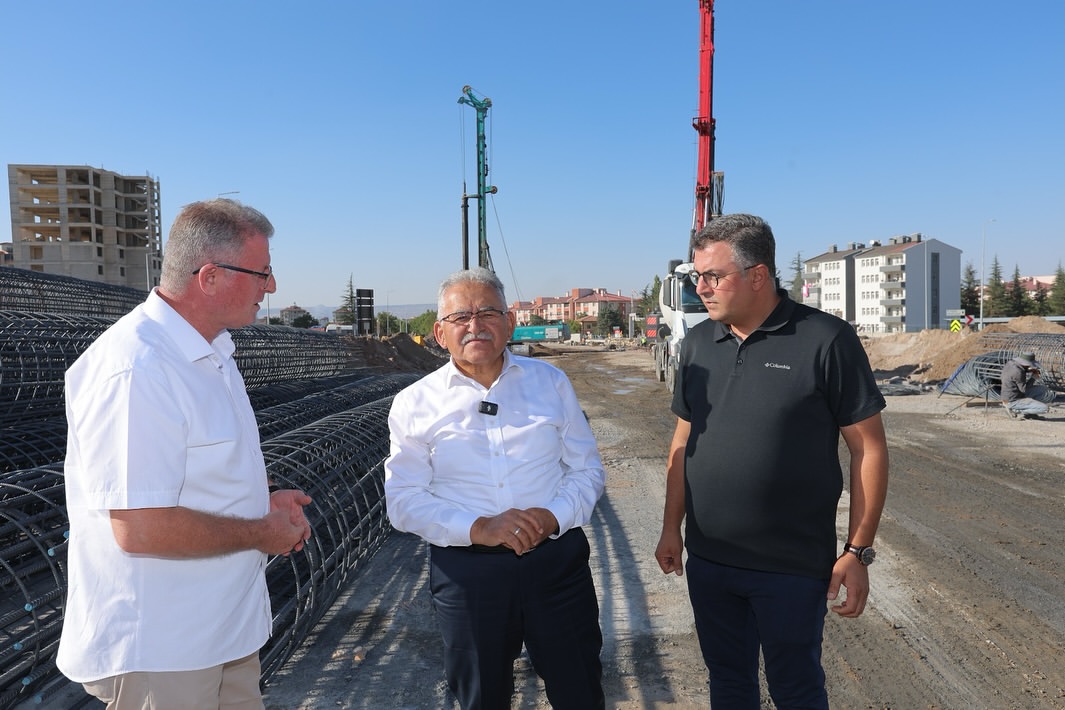 Kayseri Meteoroloji Katlı Kavşağı İnşaatı Tamamlanmak Üzere