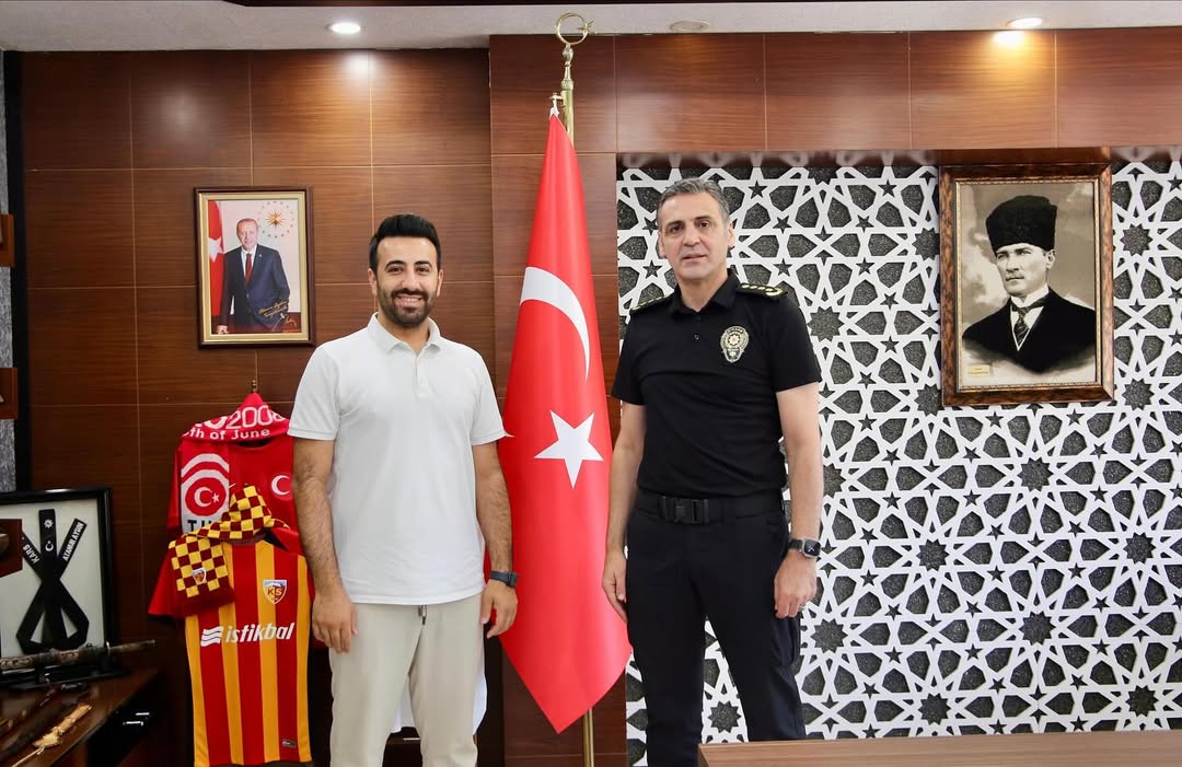 Kayseri Emniyet Müdürü Atanur Aydın Uzman Psikolog Mehmet Tarık Çay'ı Ağırladı